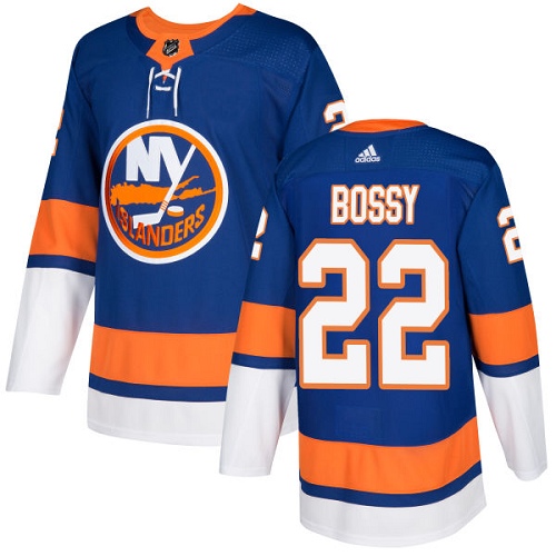 Herren New York Islanders Eishockey Trikot Mike Bossy #22 Authentic Königsblau Heim